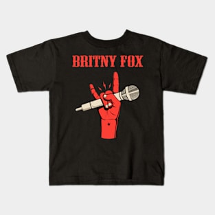 BRITNY FOX BAND Kids T-Shirt